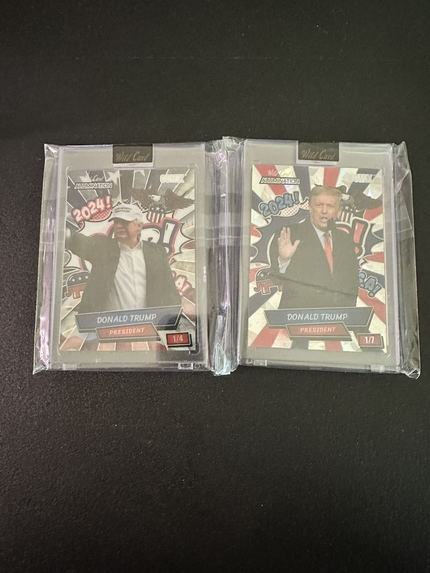 Donald Trump Wild Trading Cards 1/4 &1/7