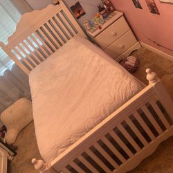 White Twin Bed Frame