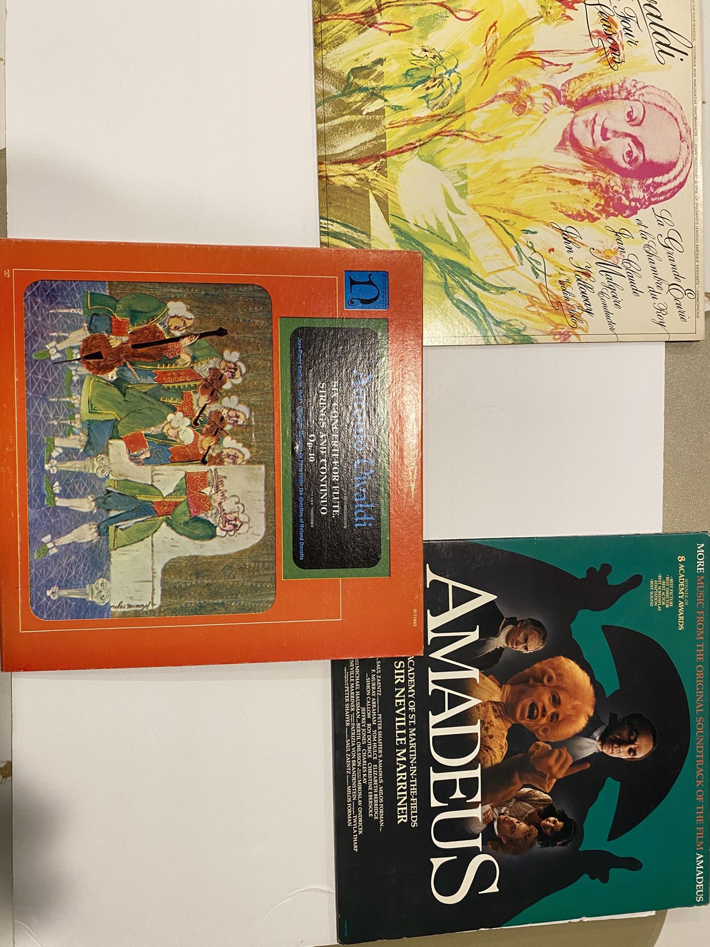 Vivaldi and Amadeus Classics LPs