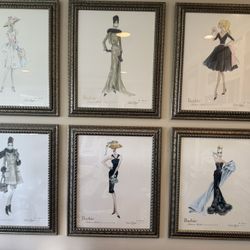 Barbie Fashion Model Prints By Robert Best. Limited Edition. Signed And Numbered