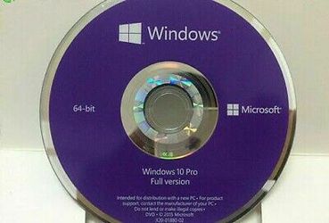 Microsoft Windows 10 Pro For Laptop and Desktop