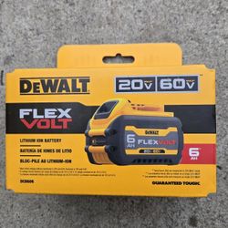 Dewalt 60v Flexvolt Battery 6.0 Ah Brand New
