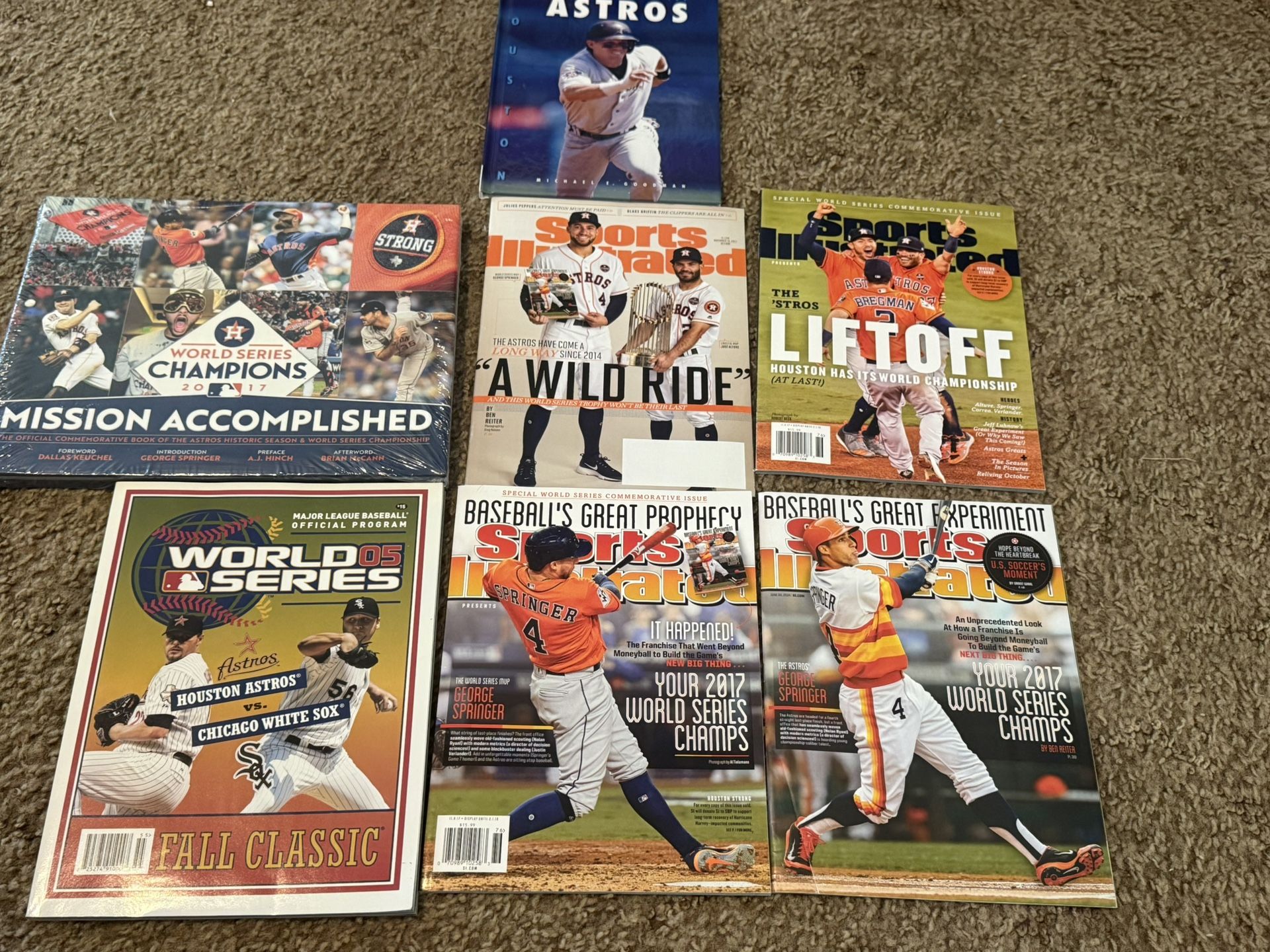 Miscellaneous Houston Astros Baseballs Great Experiment Sports Illustrated magazine’s/2 books 
