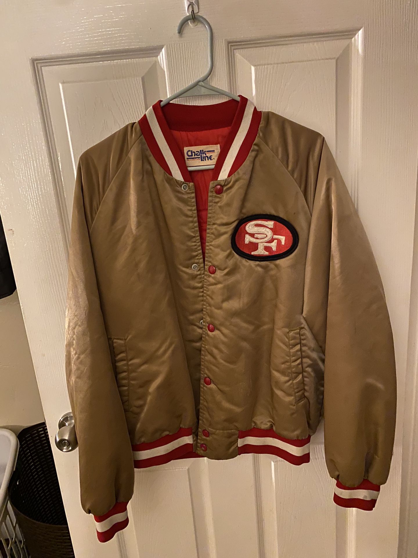 Mens 49ers Vintage Bomber Jacket 3XL for Sale in San Diego, CA - OfferUp