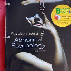 Fundamentals of Abnormal Pscyh