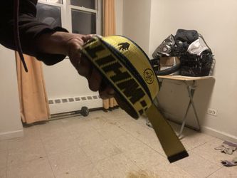 Yellow Off White Belt 