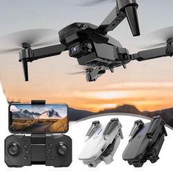 Foldable Mini Drone W/ Camera, 1080P HD Dual Camera FPV RC Quadcopter