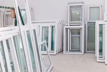 White Double-Glazed Window Frames