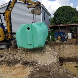 Bobcat and Excavator 