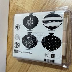 Stampin’ Up! Delightful Decorations with Coordinating Ornament Punch, Stamps
