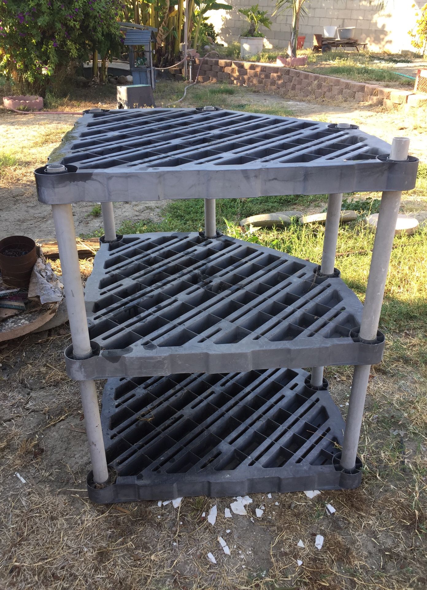 Storage shelf.