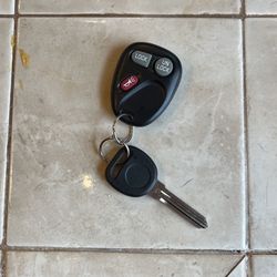 Key fob And Uncut Key