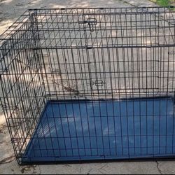 Dog Cage 43 Long  25 Tall 28 Wide