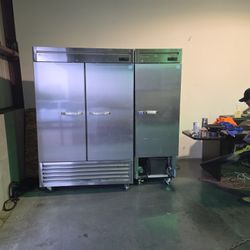 Fridge And Freezer And Matching Ice Maker