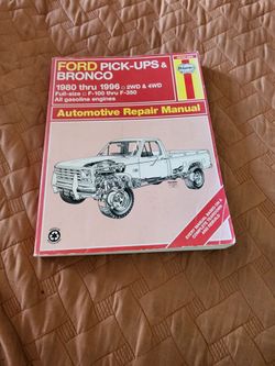 Ford pick ups and Bronco