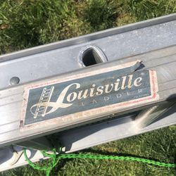 24 Ft aluminum extension  ladder By Louisville 