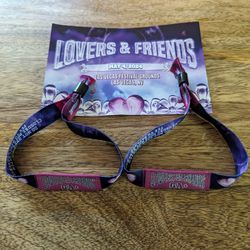 2 GA+ Lovers and Friends 2024 Wristbands