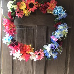 Flower Wreath - Structure Is Grapevines 