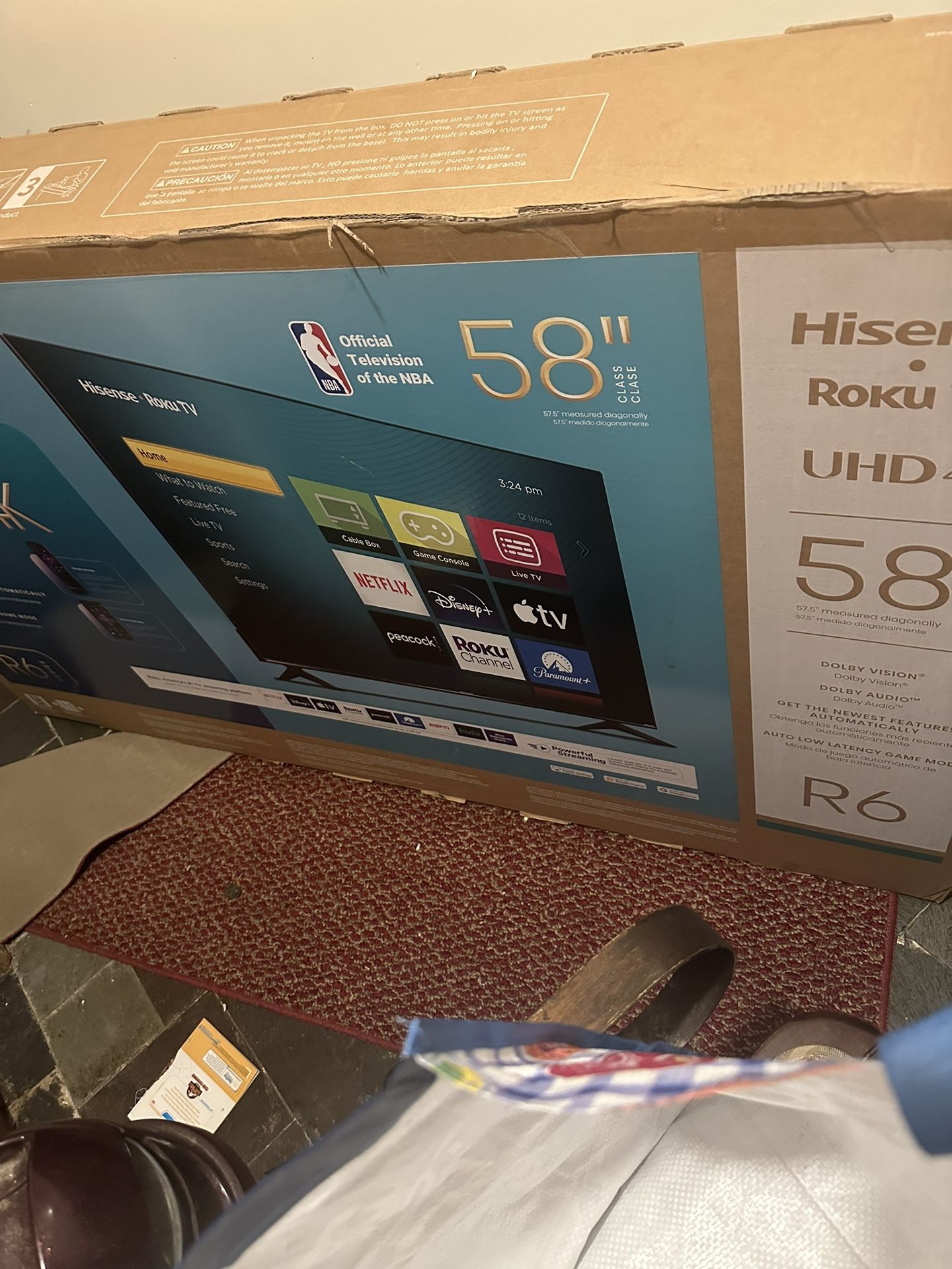 58 Inch Color, Flatscreen Smart Tv