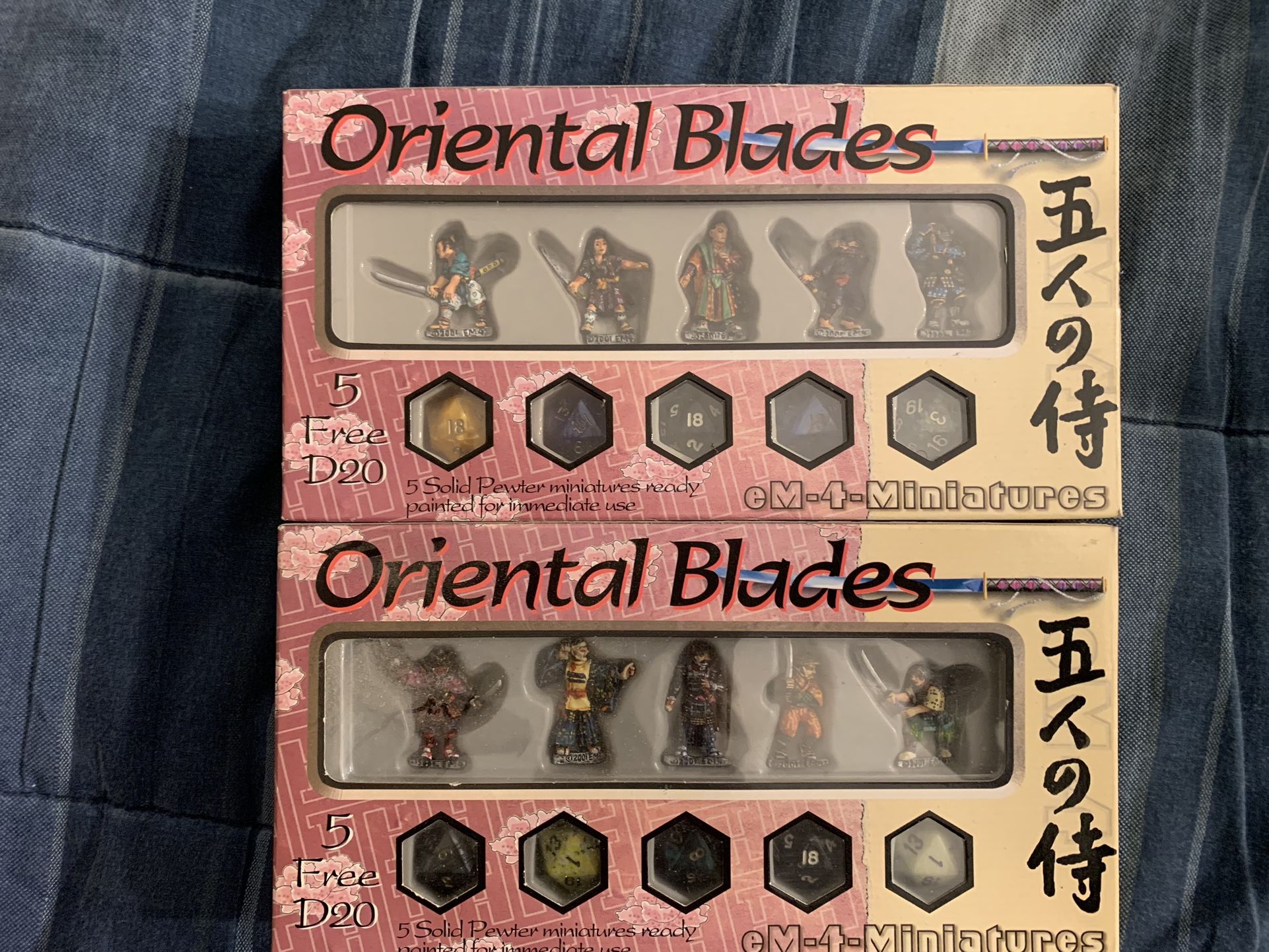 ‘Oriental Blades’ Pre-painted Miniatures D&D Tabletop