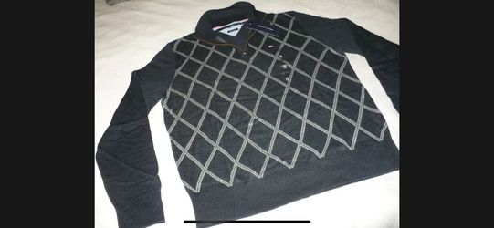 Tommy Hilfiger Mens Argyle Sweater