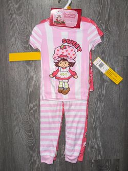 Strawberry Shortcake Toddler Pajama Set Size 3T