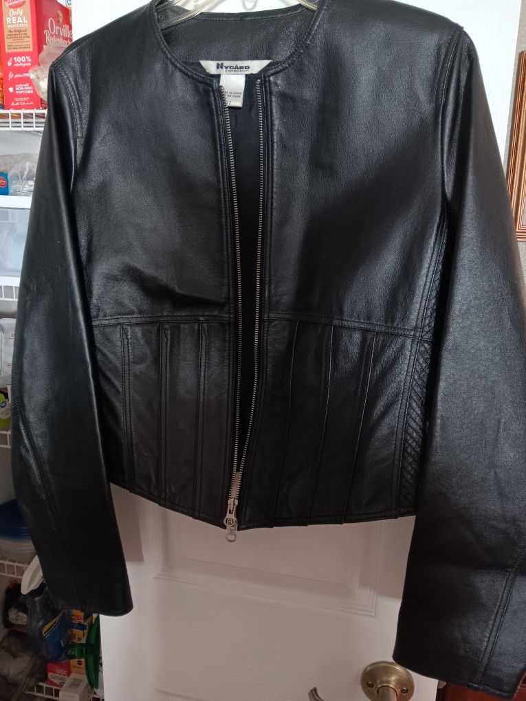 Genuine Leather Jacket Size M 
