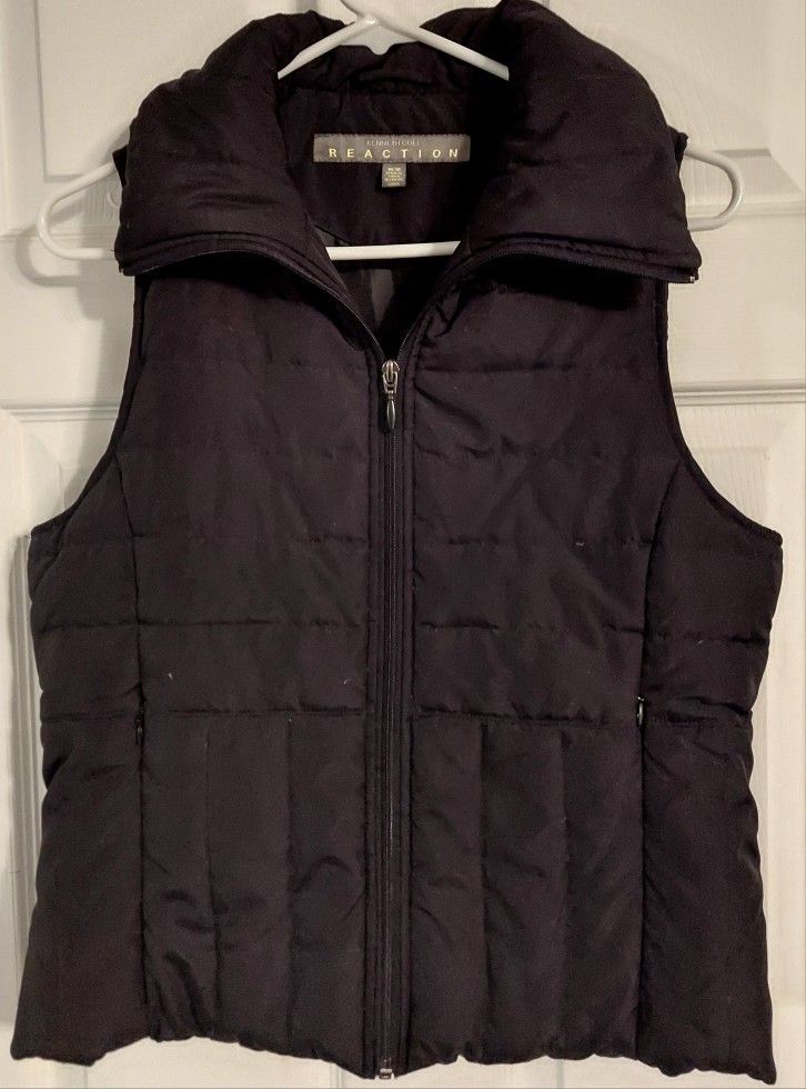 Womens Medium Black Kenneth Cole Vest