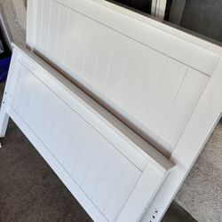 Twin  Bed Frame White 
