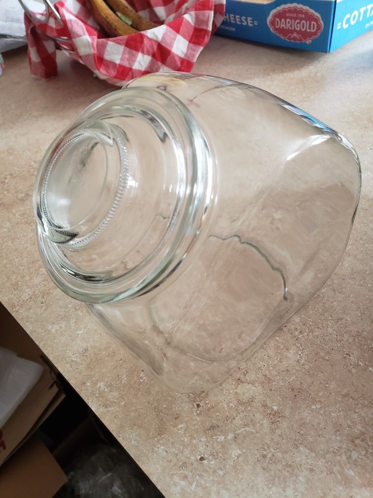 6 Glass Containers (With Lids)