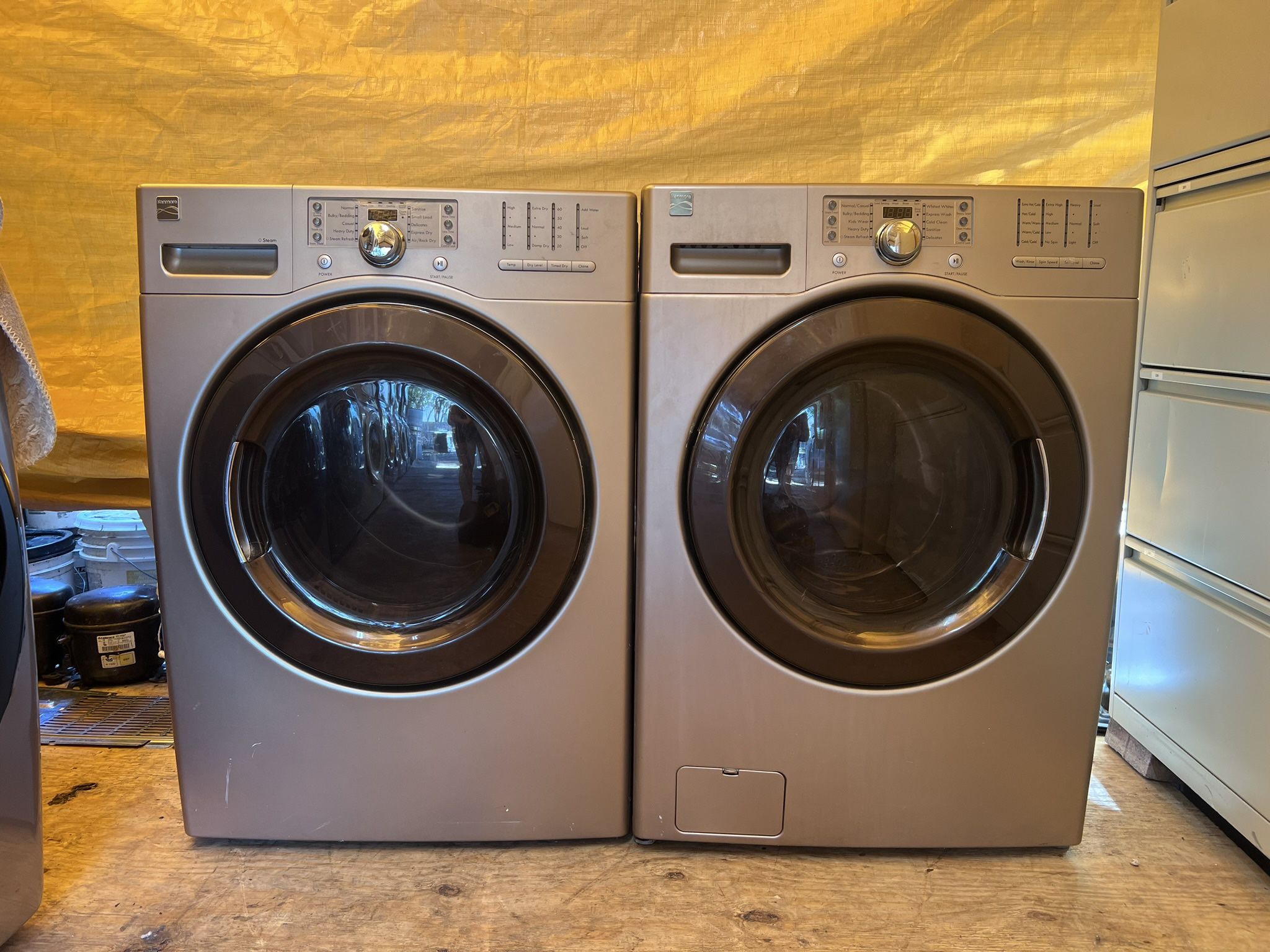 Champagne Kenmore Washer And Dryer✅with Warranty Included 