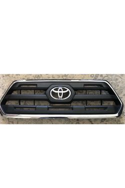 2017 Toyota Tacoma Black And Chrome oem stock grill