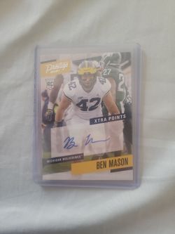 2021 Panini Prestige Ben Mason Xtra Points Auto RC