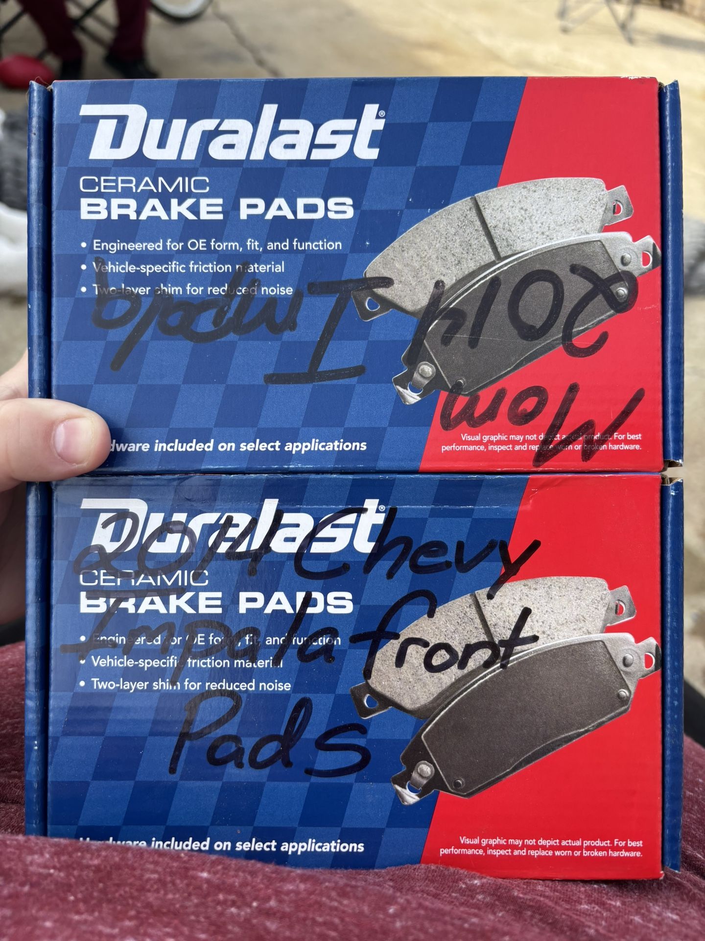 2014 Chevy Impala Brake pads