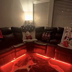 Reclining Sectional W Built In LED Lights