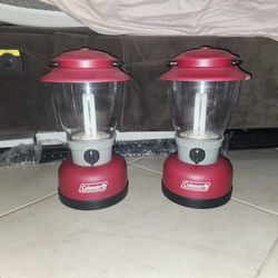 Two Coleman LED Lantern