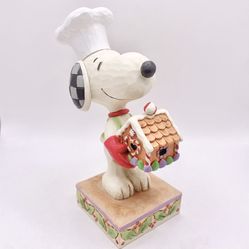 Jim Shore Peanuts Snoopy “Christmas Creation” Figurine (contact info removed)