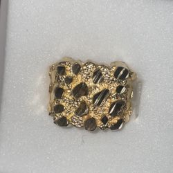 10k Nugget Ring 