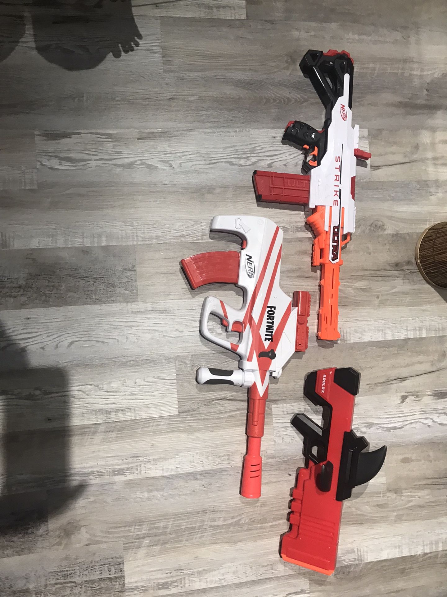 3x Nerf Guns 