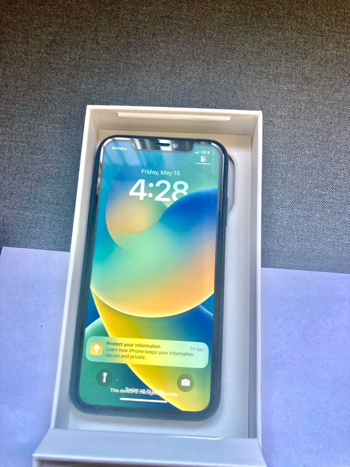New IPhone 16 Pro Max 256 GB with charger and box $ 800