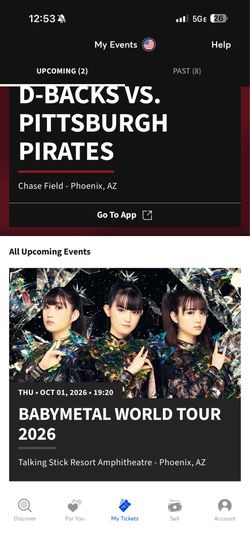 Baby metal concert tickets