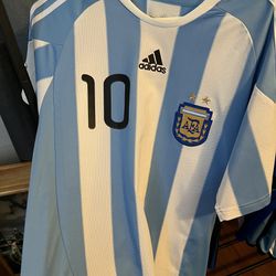 2010 World Cup Argentina Messi Jersey