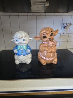 Vintage Cookie Jar & Piggy Bank