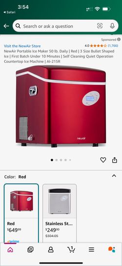 NewAir Portable Ice Maker 50 lb.