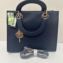 Navy Badgley Mischka Bag