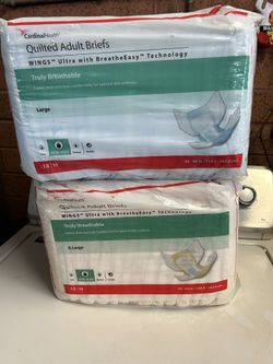 2 Package Of Adult Male/Female Wing Briefs XL/LG Both For 