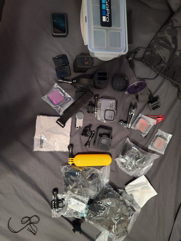 Flawless Condition GoPro Hero 8 Black with TONS of accessories