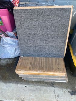 Carpet Tiles/Squares 24"x24" Commercial Glue Down Grey 5.33Sq Yd 12/Box