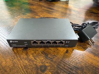 TP-Link TL-R470T+ Load Balance Broadband Router + Power Adapter – Working Great!