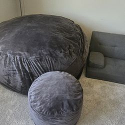 Bean Bags With Stool
